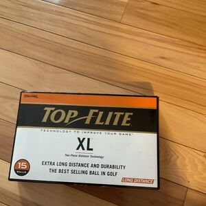 Vintage NIB Spalding Top Flite XL EXTRA LONG Distance 15 Pack White Golf Balls